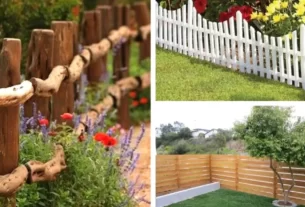 Ideias de Cerca de Madeira para Jardim