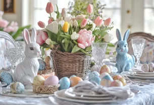 Ideias de Mesa Posta de Páscoa