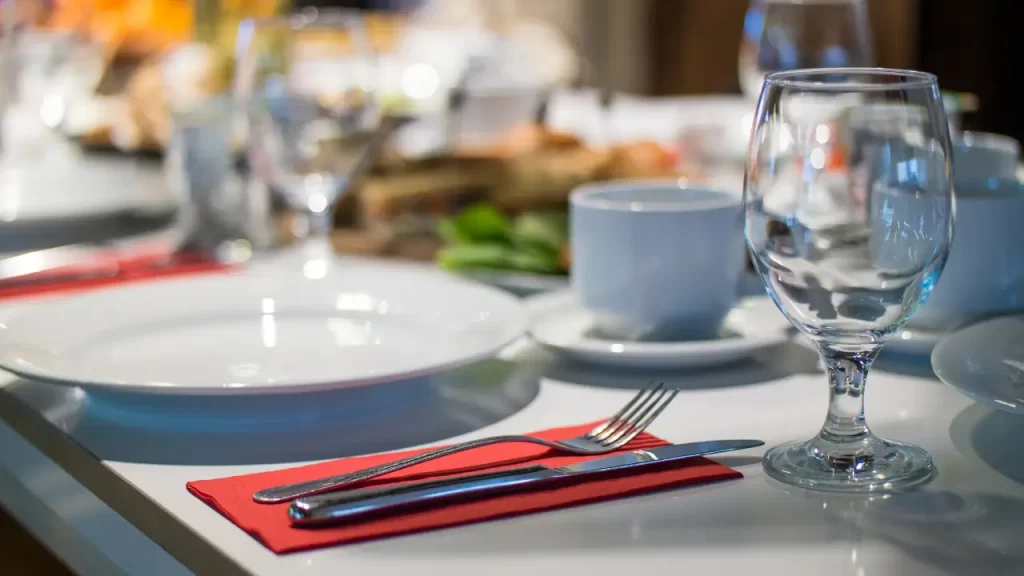 mesa posta em família