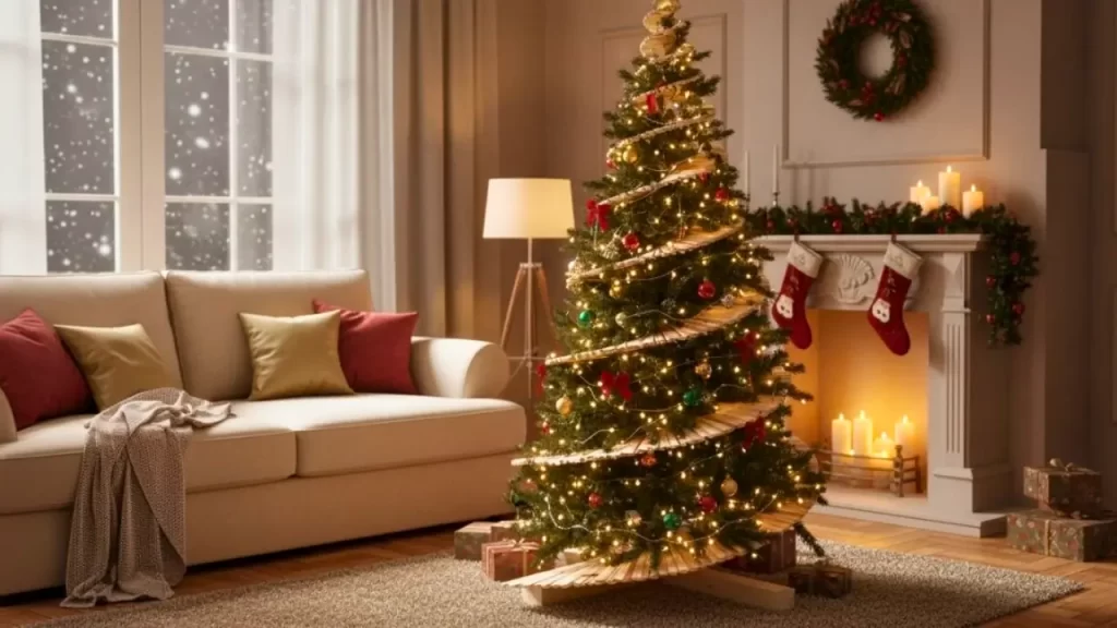 árvore de Natal na decoração